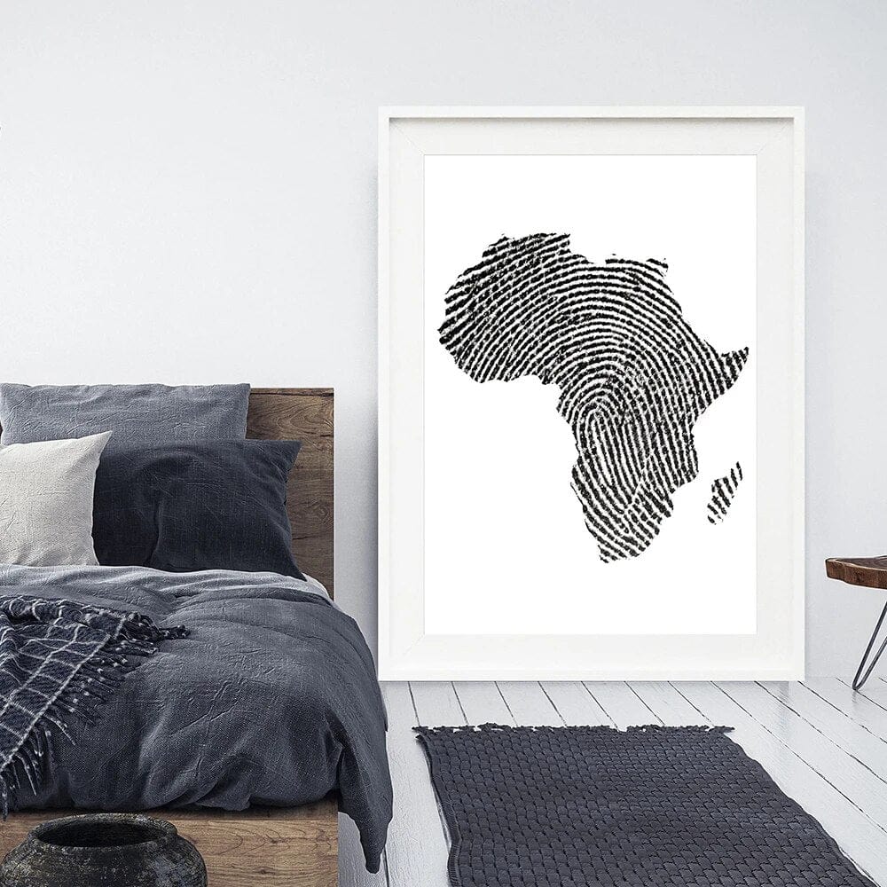 AFRICA PRINT MAP - XL+