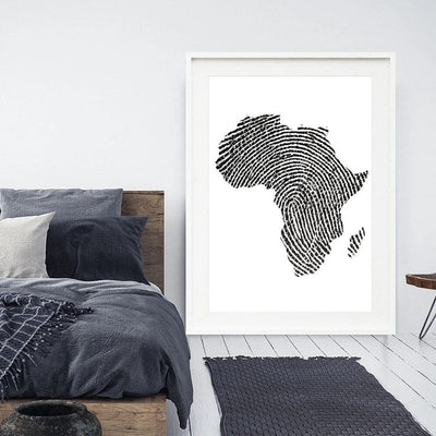 خريطة طباعة أفريقيا
