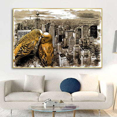 CITY BUDGIES CANVAS