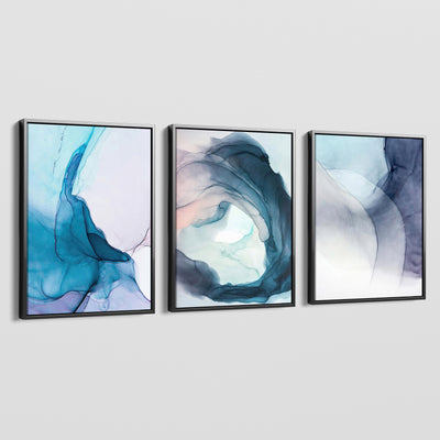 AZURE WAVES CANVAS