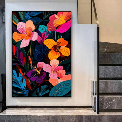 VIBRANT FLEURS - XL+