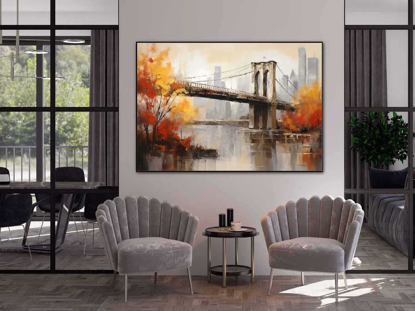 AUTUMN BRIDGE CANVAS