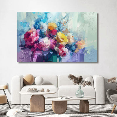 FROSTED FLOWERS CANVAS