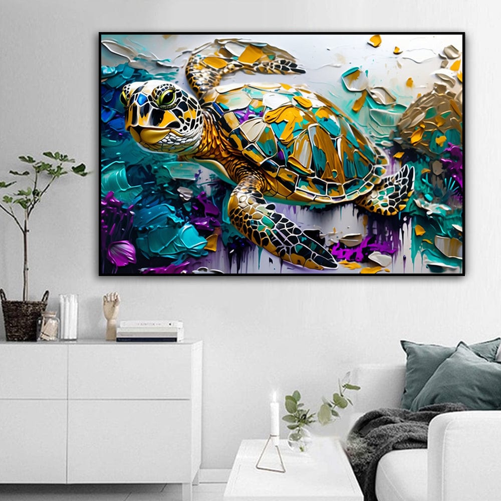 GRAFFITI TURTLE - XL+ – Crib of Art