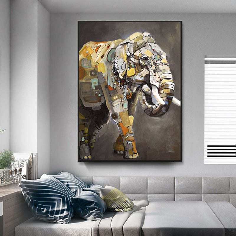 ELEPHANT OF AFRICA CANVAS