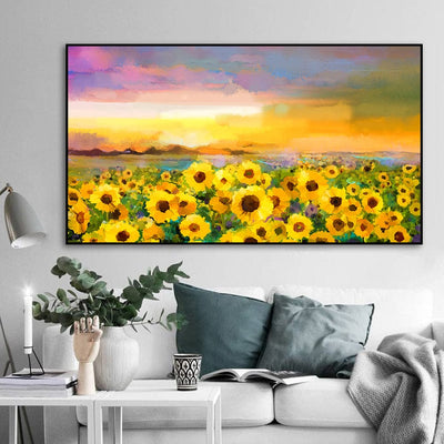 DREAMY SUNSET FLOWERS - XL+