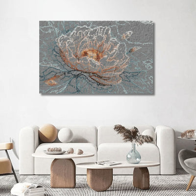 GREY OUTLINE PETALS - XL+