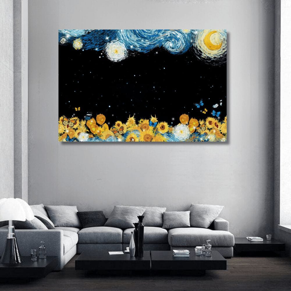 STARRY SUNFLOWER NIGHT