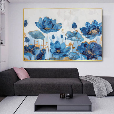 CERULEAN BLOOMS CANVAS