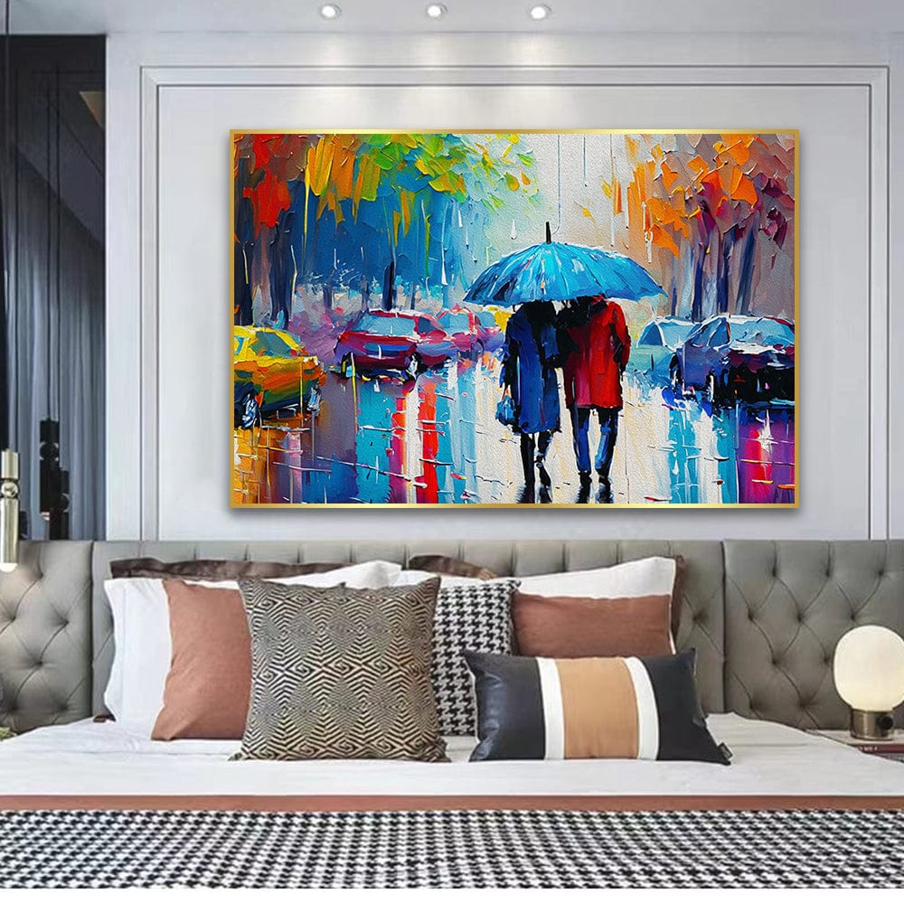 CITY RAIN CANVAS