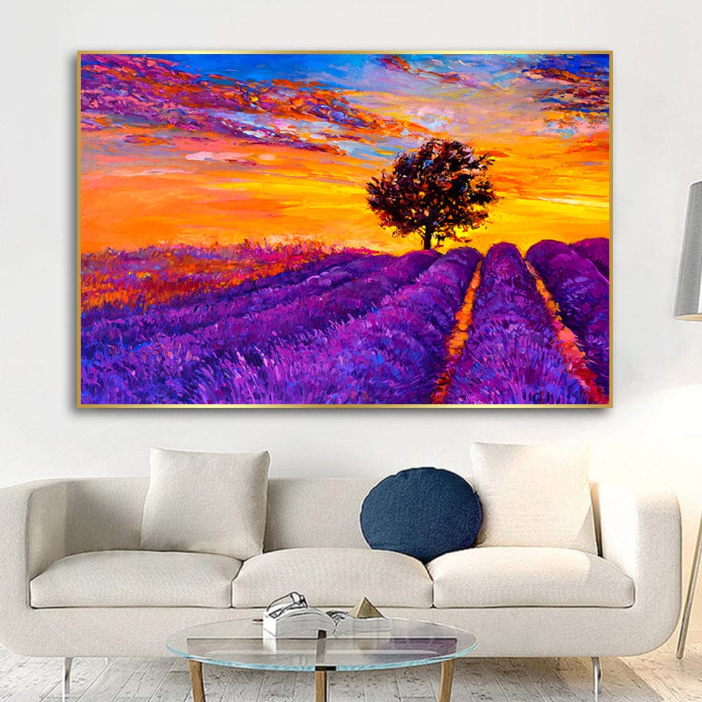 LAVENDERS AND SUNSET - XL+
