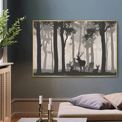 MONOCHROME WILDLIFE CANVAS