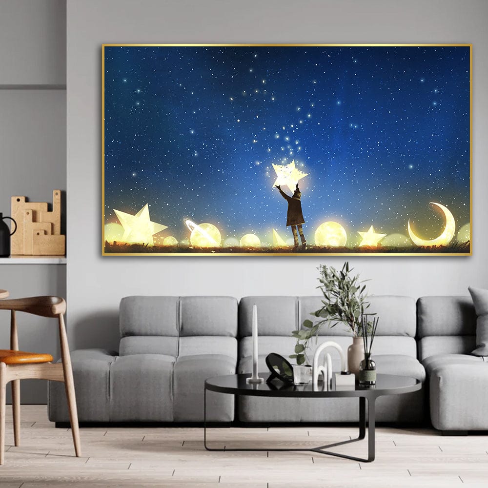REACH FOR THE STARS CANVAS