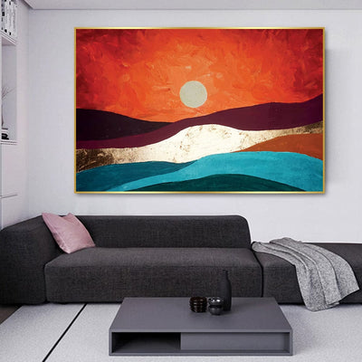 RETRO SUNSET CANVAS