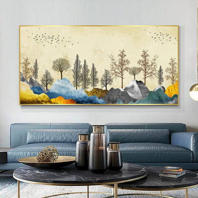 ABSTRACT LANDSCAPE CANVAS