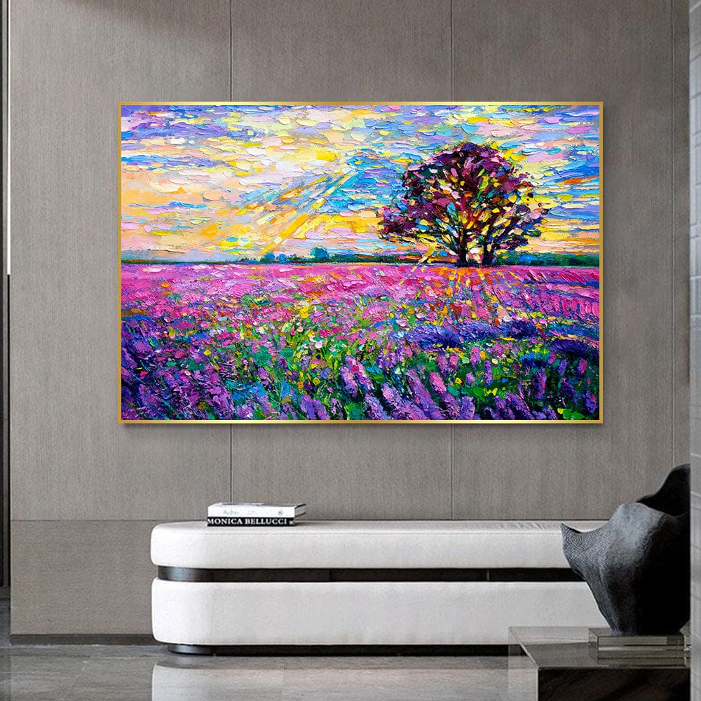 PURPLE MEADOWS CANVAS