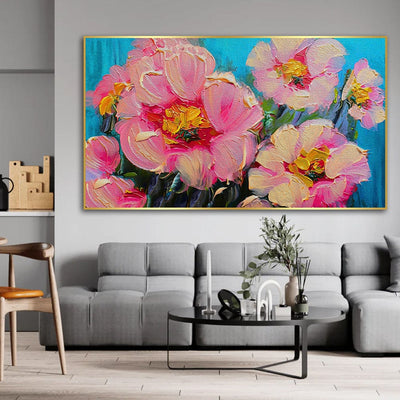 PINK FLORALS CANVAS