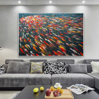 ELEGANT SWIMMERS CANVAS