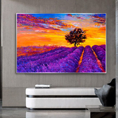 LAVENDERS AND SUNSET - XL+