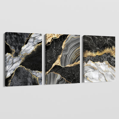 BLACK AND GOLD CANVAS