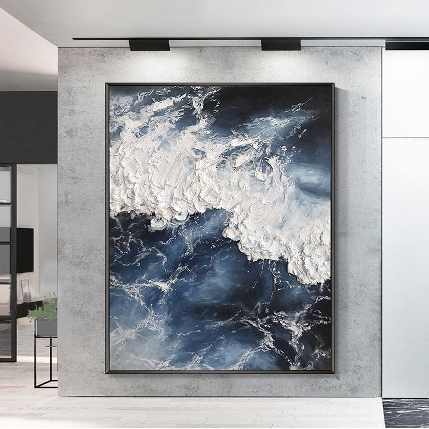 SAPPHIRE WAVES CANVAS