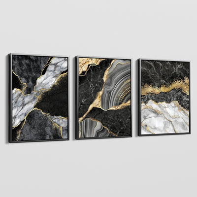 BLACK AND GOLD CANVAS