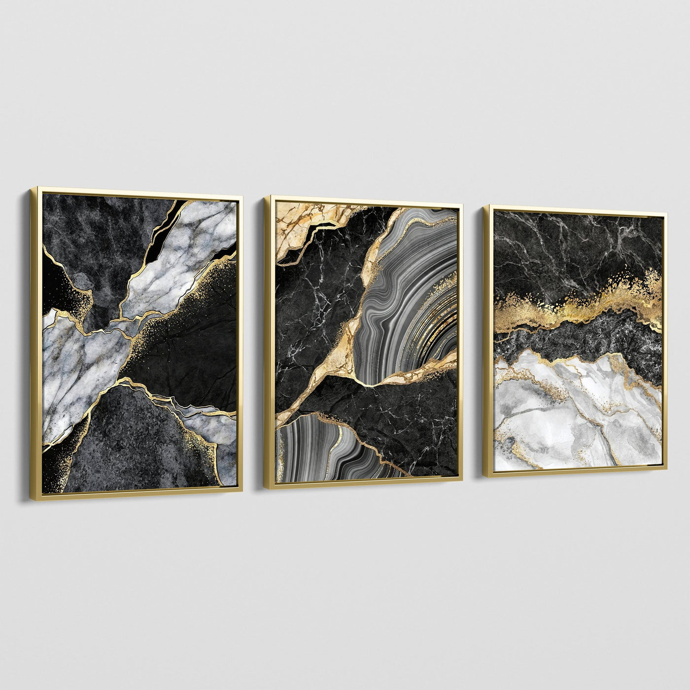 BLACK AND GOLD CANVAS