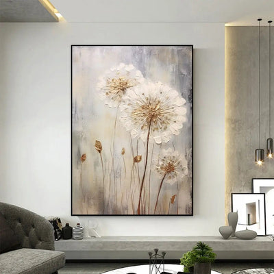 ELEGANT DANDELIONS CANVAS