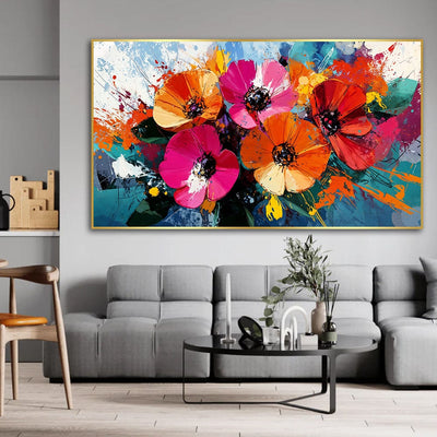 VIBRANT FLEURS CANVAS