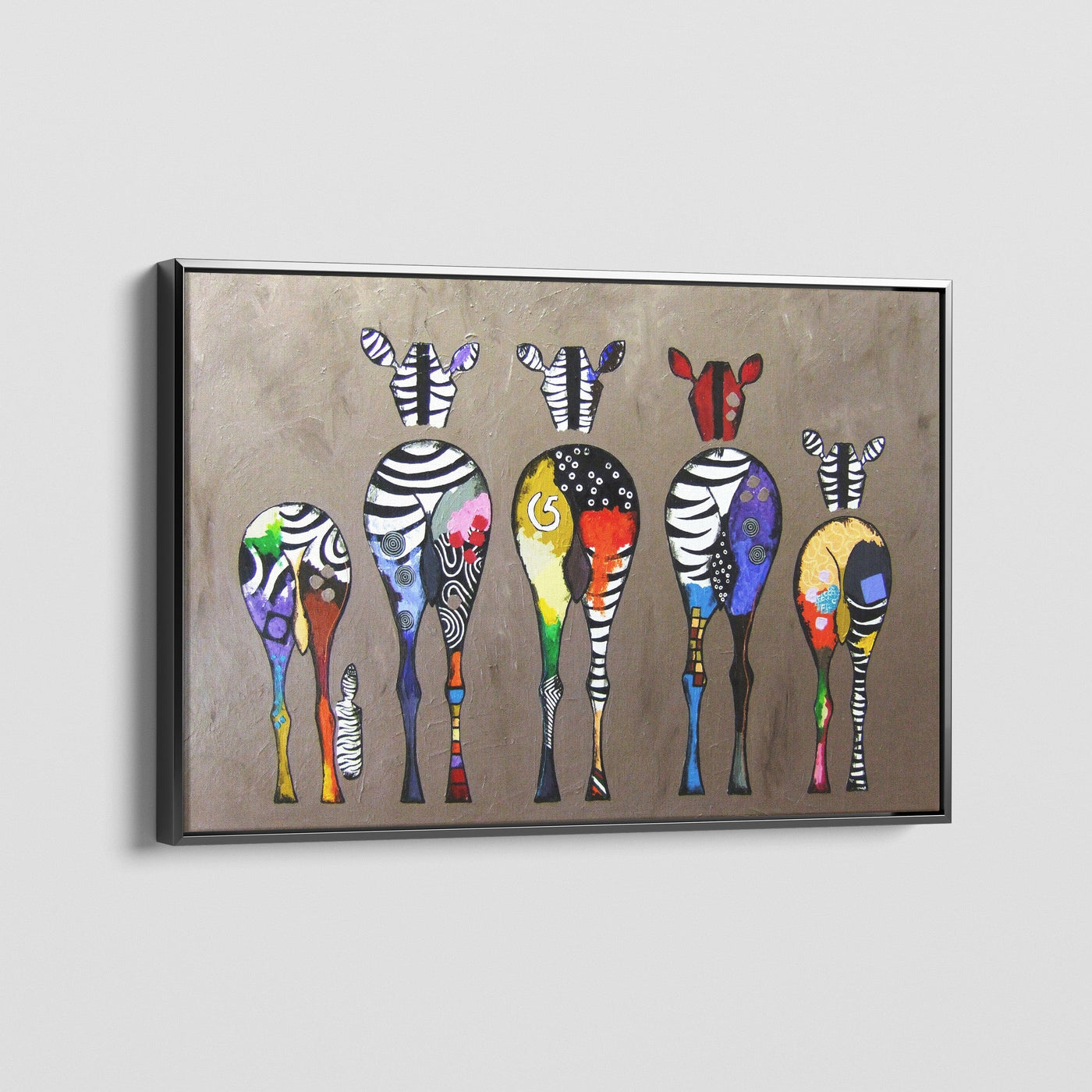 ABSTRACTE ZEBRA'S CANVAS