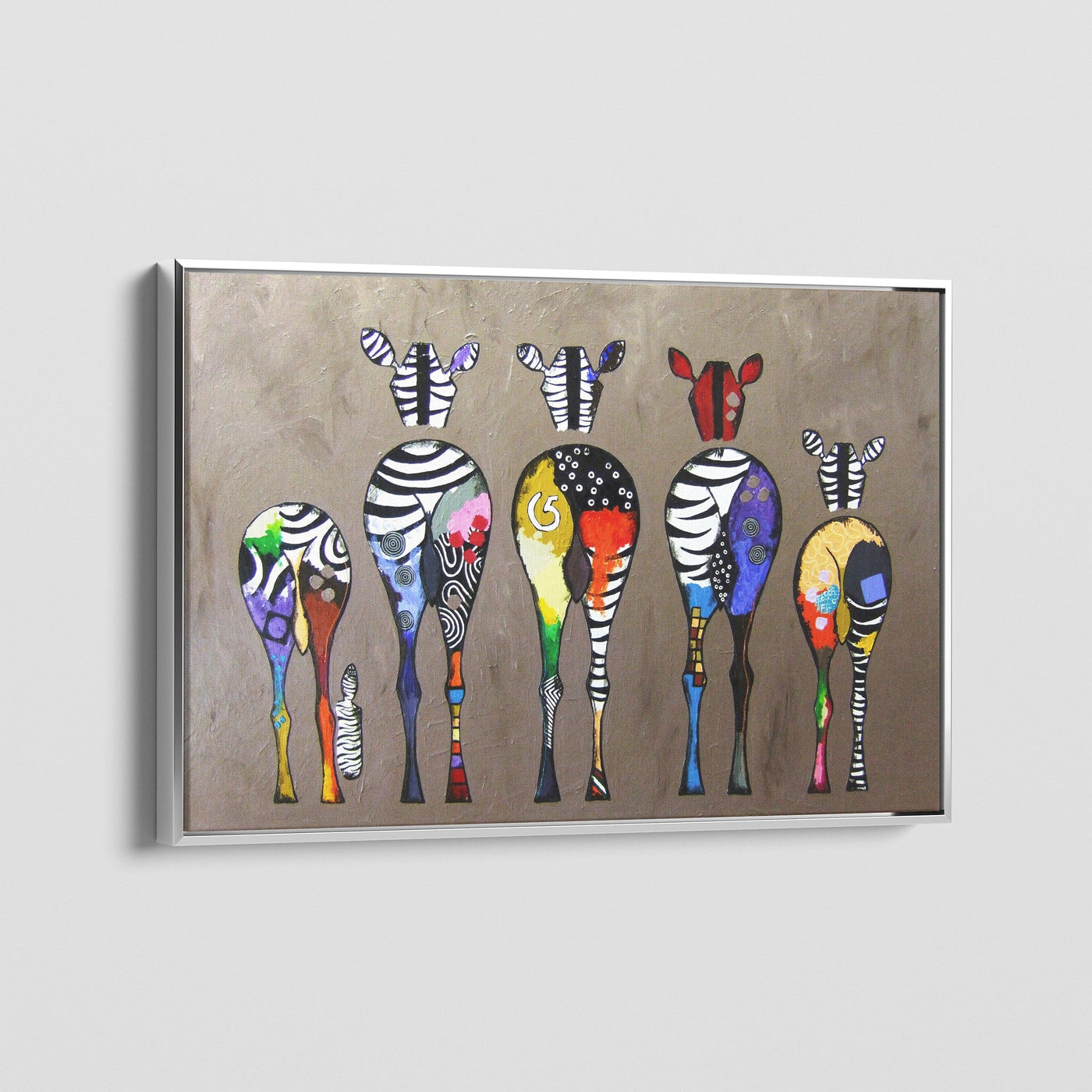 ABSTRACTE ZEBRA'S CANVAS