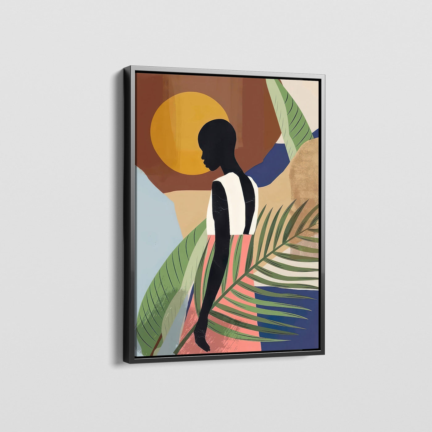AFRICAN VINTAGE GIRL CANVAS