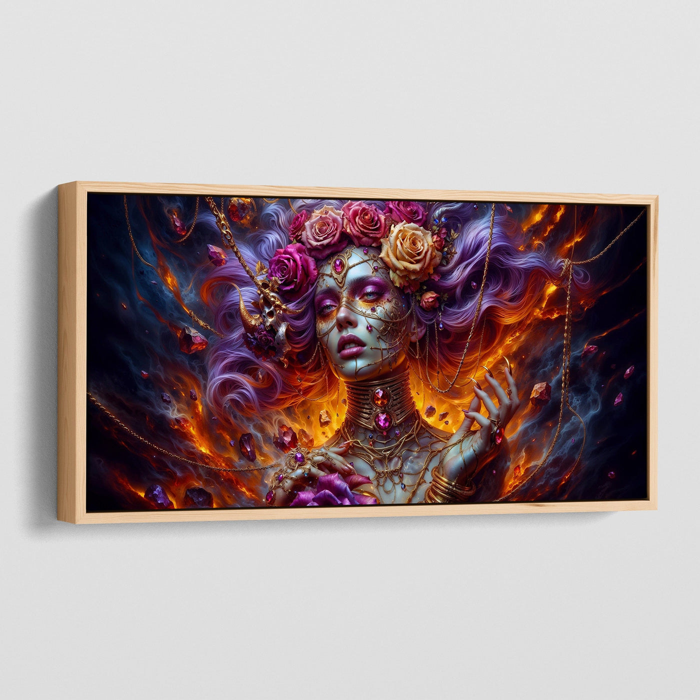 AMARANTHINE ELYSIA NOIR CANVAS