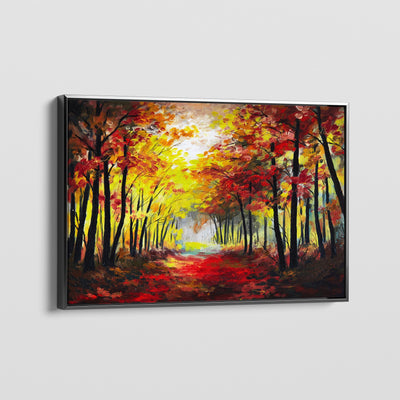 AMBER TREES CANVAS