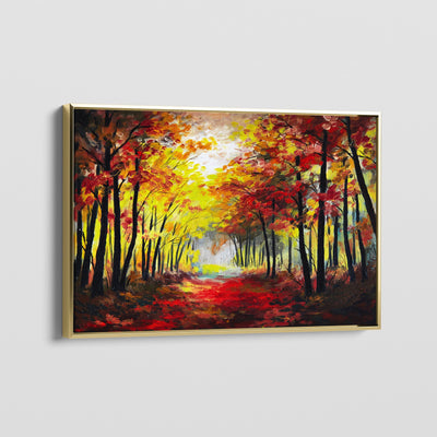 AMBER TREES CANVAS