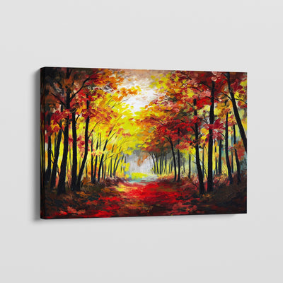 AMBER TREES CANVAS