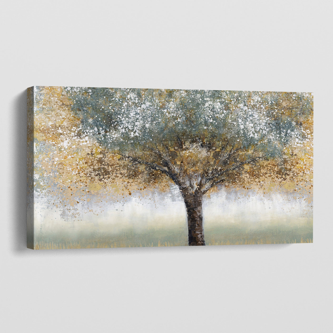 ABSTRACT AUTUMN CANVAS