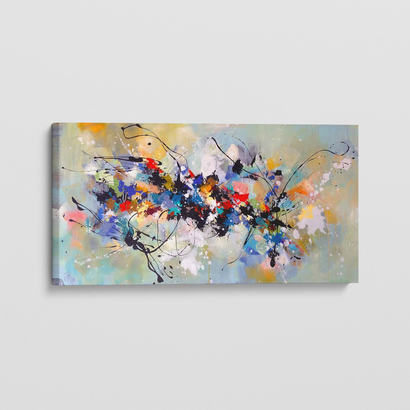 ABSTRACT EXPLOSION CANVAS