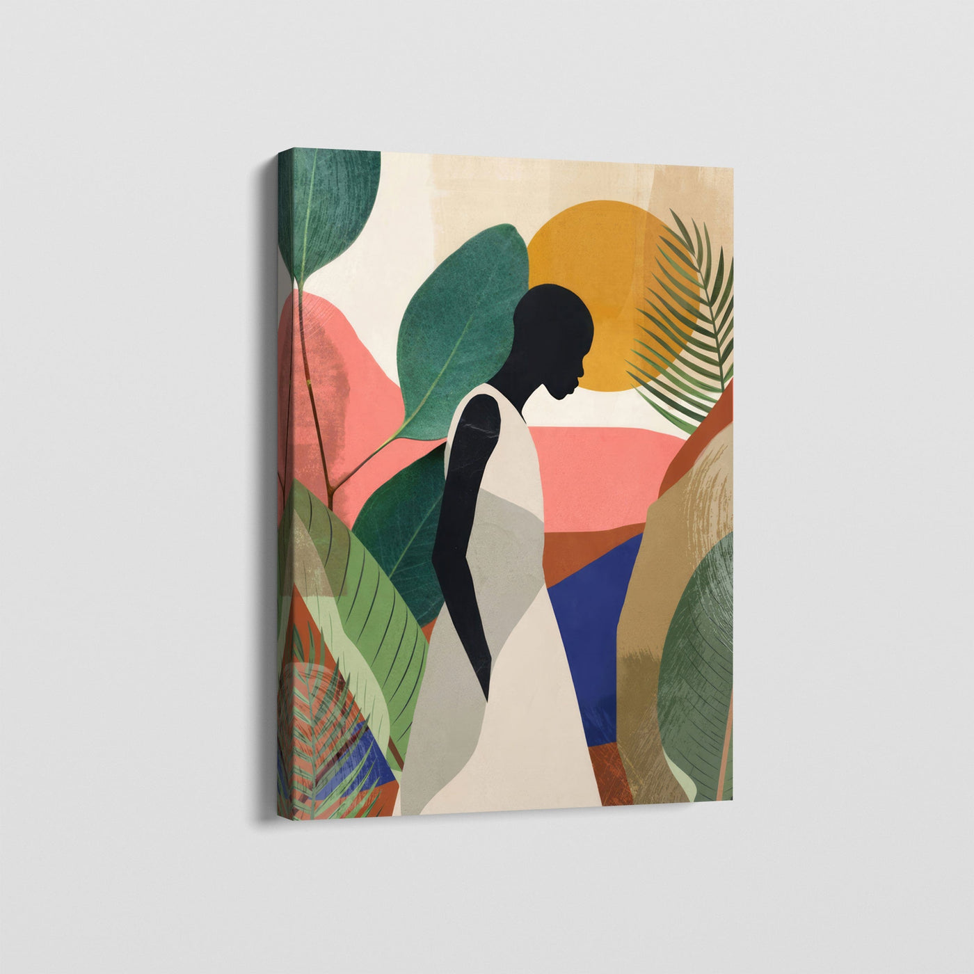 AFRICAN VINTAGE GIRL A CANVAS