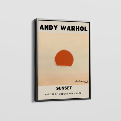 ANDY WARHOL SUNSET CANVAS