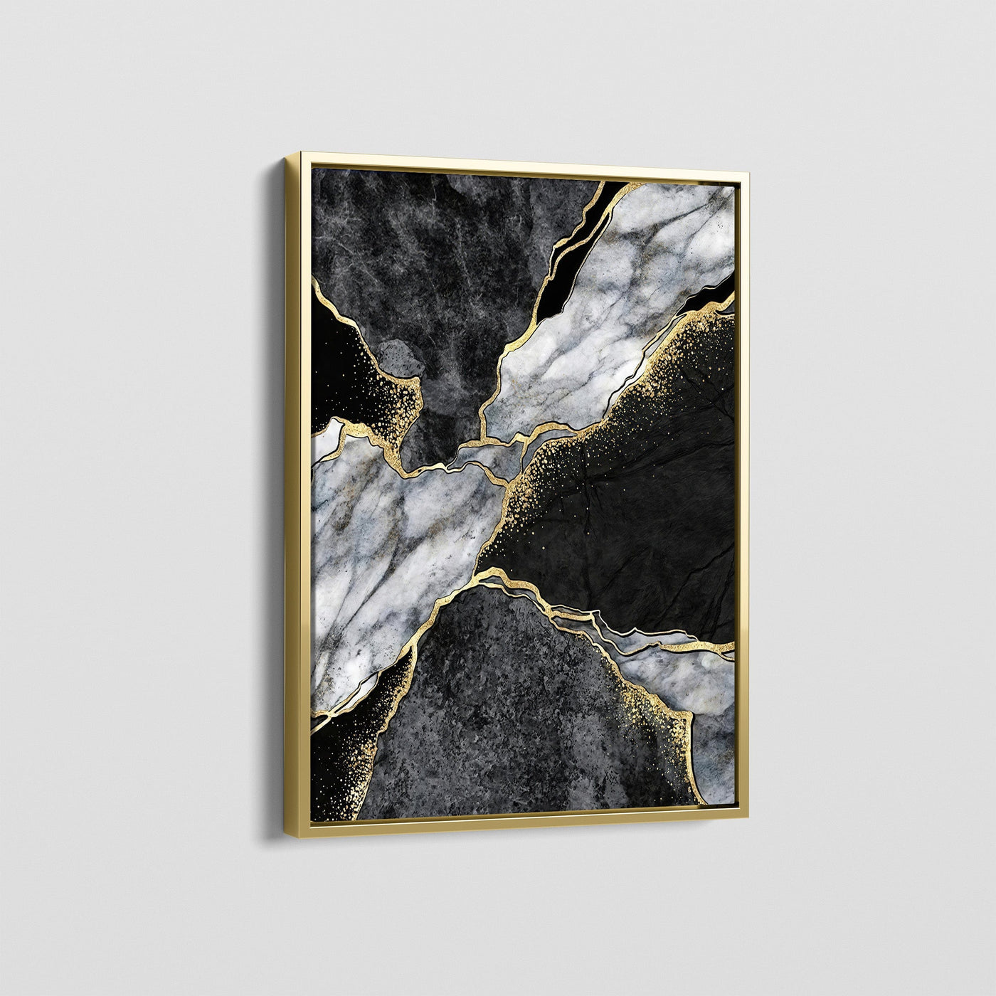 BLACK AND GOLD CANVAS