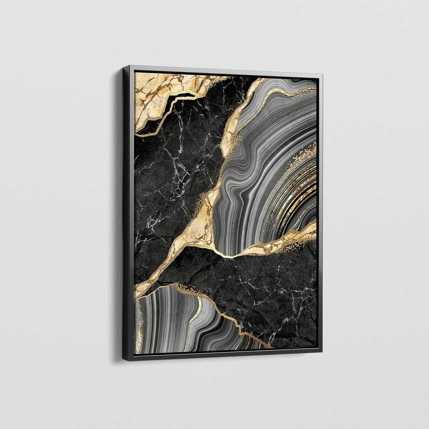 BLACK AND GOLD CANVAS