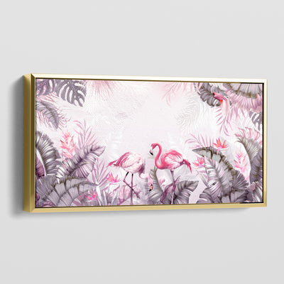 BLUSH FLAMINGO CANVAS