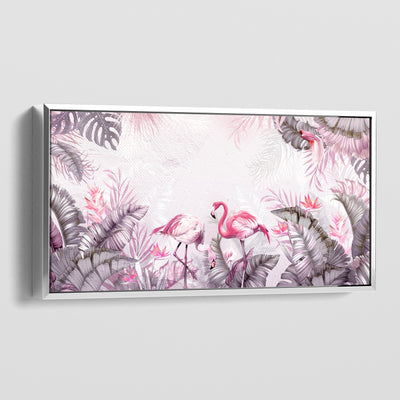 BLUSH FLAMINGO CANVAS