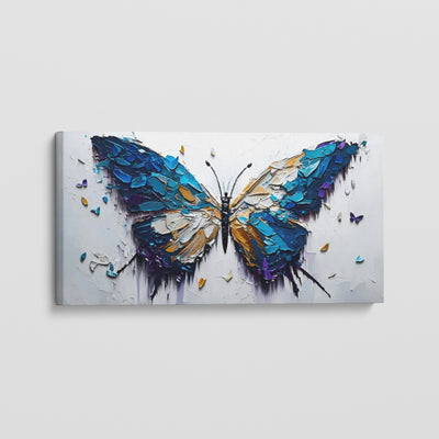 BLUE WINGED BUTTERFLY CANVAS