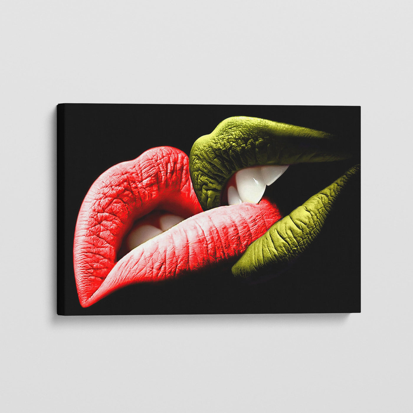 BITE MY LIPS CANVAS