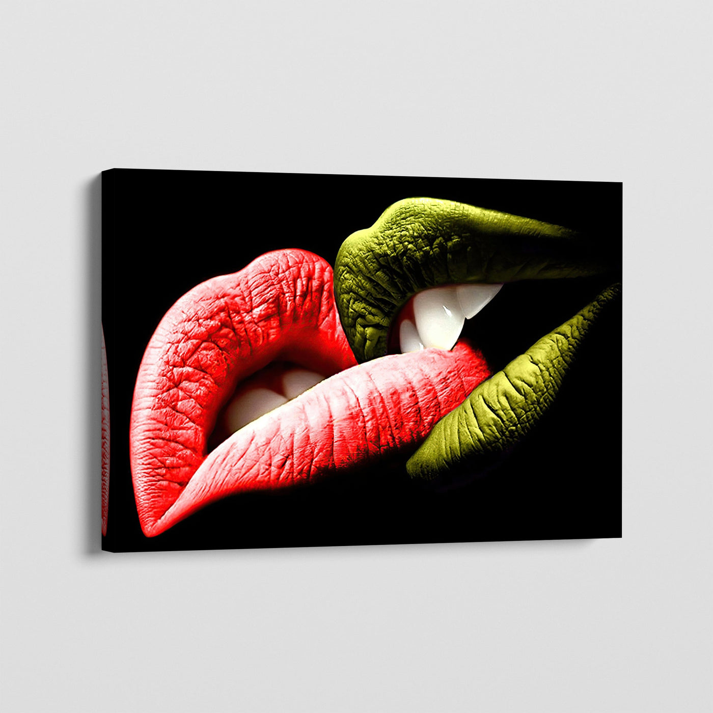 BITE MY LIPS CANVAS