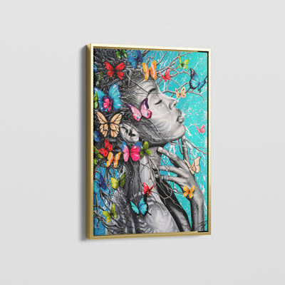 BUTTERFLY GIRL CANVAS