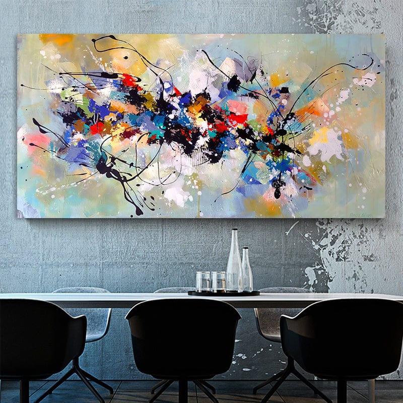ABSTRACT EXPLOSION CANVAS