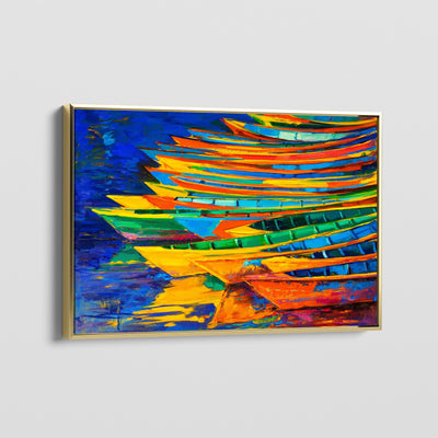 COLORFUL MARINA CANVAS